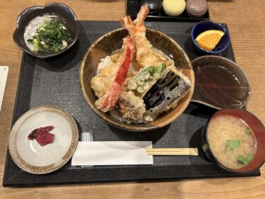 【天婦羅 ふたば】表町｜揚げたてサクサクの関西風天ぷら定食を食べれる天ぷら人気店。