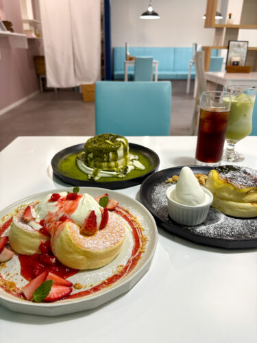 【カフェ蒼】岡山でいろんな種類のフワしゅわパンケーキを食べれるパンケーキ専門店♡